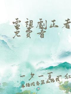 电视剧正者无敌免费看