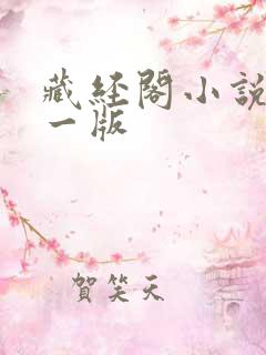 藏经阁小说网第一版