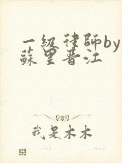 一级律师by木苏里晋江