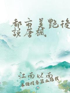 都市美艳后宫小说唐枫