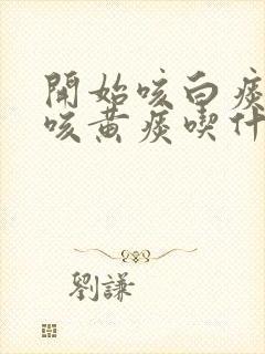 开始咳白痰之后咳黄痰吃什么药