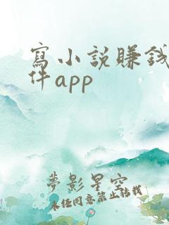 写小说赚钱的软件app