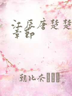 江辰唐楚楚最快章节