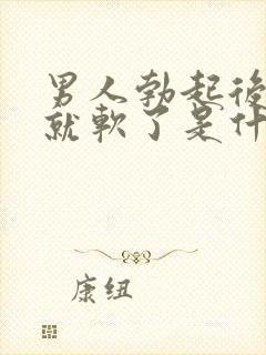男人勃起后很快就软了是什么原因