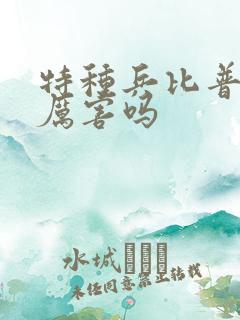 特种兵比普通兵厉害吗