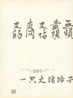 又爽又黄无遮挡的网站视频