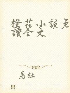 橙花小说免费阅读全文