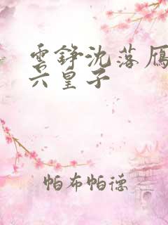 云铮沈落雁无敌六皇子