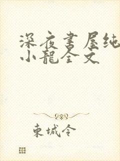 深夜书屋纯洁滴小龙全文