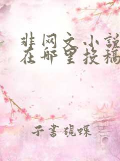 非网文小说可以在哪里投稿