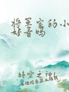 将军家的小娘子好看吗