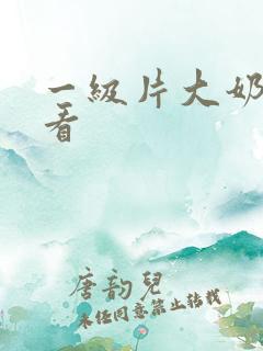 一级片大奶子看看