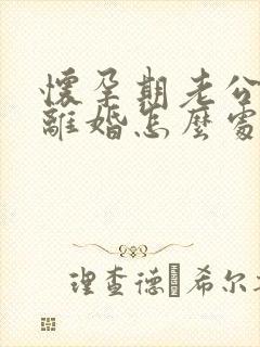 怀孕期老公出轨离婚怎么处理