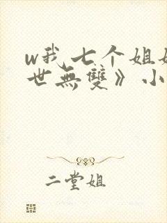 w我七个姐姐绝世无双》小说