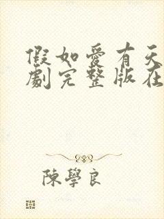 假如爱有天意韩剧完整版在线观看