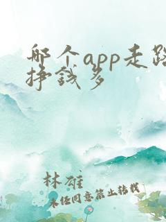 哪个app走路挣钱多
