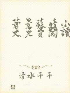 萧晨苏晴小说全文免费阅读无弹窗