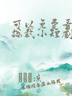可以免费看霸道总裁小短剧的