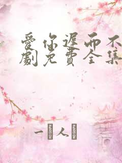 爱你迟而不晚短剧免费全集免费播放