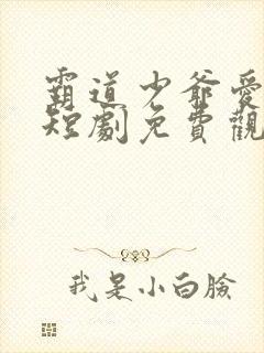 霸道少爷爱上我短剧免费观看全集