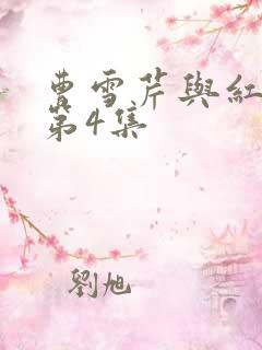 曹雪芹与红楼梦第4集 曹雪芹与红楼梦第4集