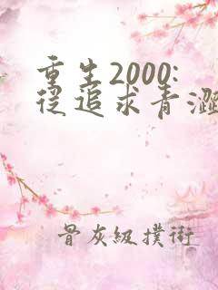 重生2000:从追求青涩校花同桌开始下载全文