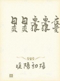 日日鲁鲁夜夜爽爽爽狠狠爱人人澡