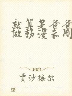 就算是爸爸也想做动漫未删减版