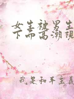 女生被男生插入下面高潮视频