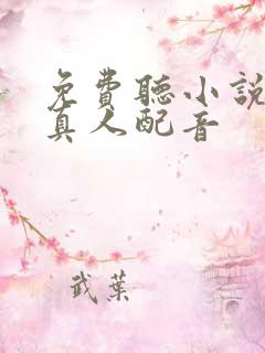 免费听小说软件真人配音