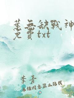 叶无缺战神狂飙免费txt
