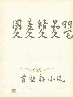 国产精品99久久久久久宅男性色