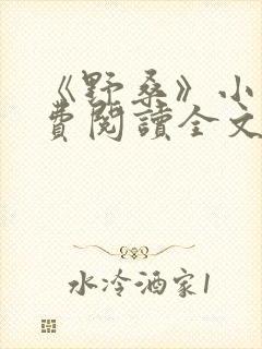 《野桑》小说免费阅读全文