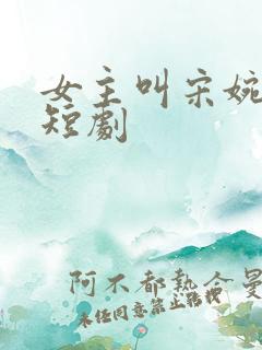 女主叫宋婉宁的短剧