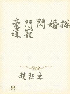 豪门闪婚总裁霸道宠