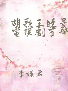 胡歌王晓晨演的电视剧有哪些电视剧 胡歌王晓晨演的电视剧有哪些电视剧