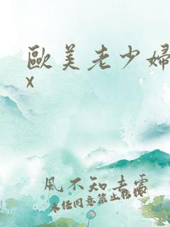 欧美老少妇xxx