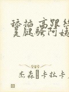 舔插 高跟丝袜美腿骚阿姨