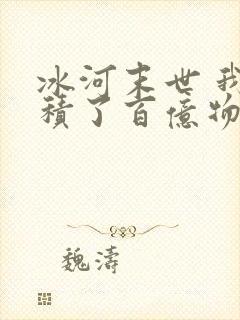 冰河末世 我囤积了百亿物资