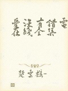 爱没有错电视剧在线全集