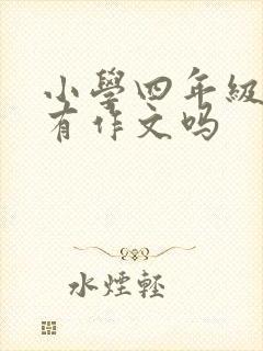 小学四年级英语有作文吗