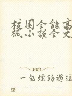 校园全能高手季枫小说全文免费阅读无弹窗