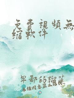 免费视频无损压缩软件