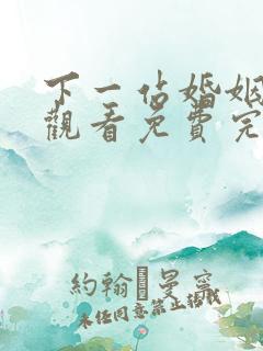 下一站婚姻在线观看免费完整版