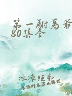 第一驸马爷短剧80集全