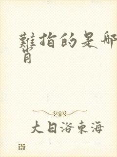 难指的是哪个生肖