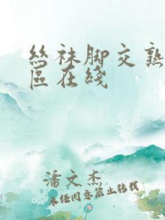 丝袜脚交熟妇专区在线
