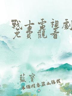 战士电视剧全集免费观看