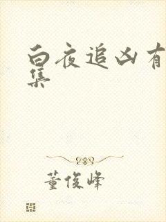 白夜追凶有多少集 白夜追凶有多少集