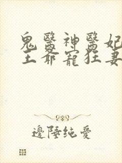 鬼医神医妃腹黑王爷宠狂妻手